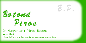 botond piros business card